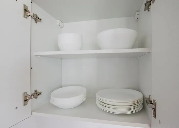 Tolstov - 3 - Kitchen - Dining Area - 25 Min Messe Dus Apartman Duisburg